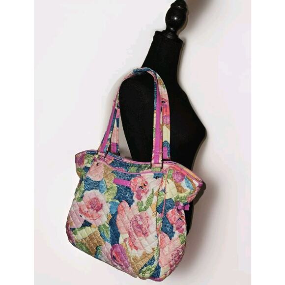 NWOT! Vera Bradley Glenna Superbloom Signature Cotton Tote Handbag 14x14x6 - Picture 3 of 12
